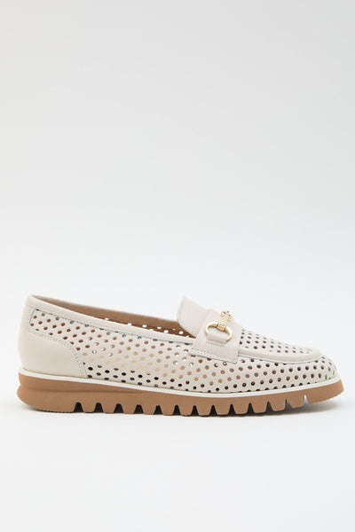 Mocassino Latte Donna