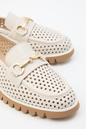 Mocassino Latte Donna - 3