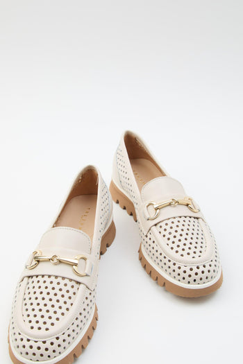 Mocassino Latte Donna - 8