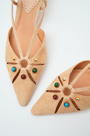 Slingback Beige Donna - 3