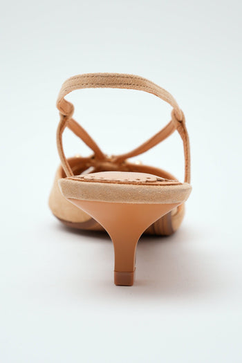 Slingback Beige Donna - 5