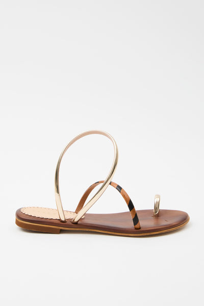 Sandalo Tan/black Donna
