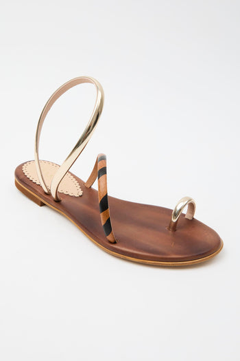 Sandalo Tan/black Donna - 3