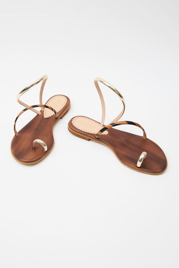 Sandalo Tan/black Donna - 5