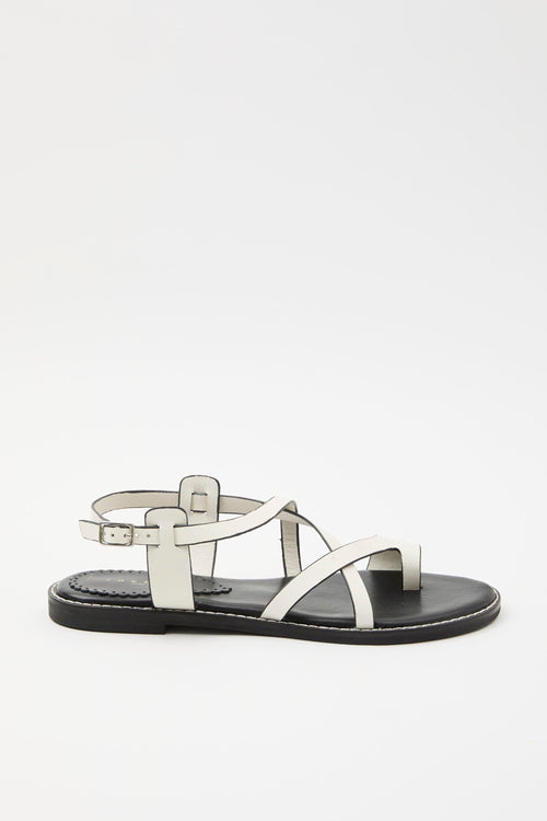Sandalo Off White Donna