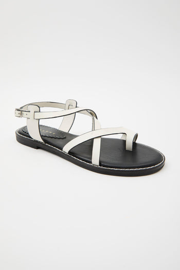 Sandalo Off White Donna - 4