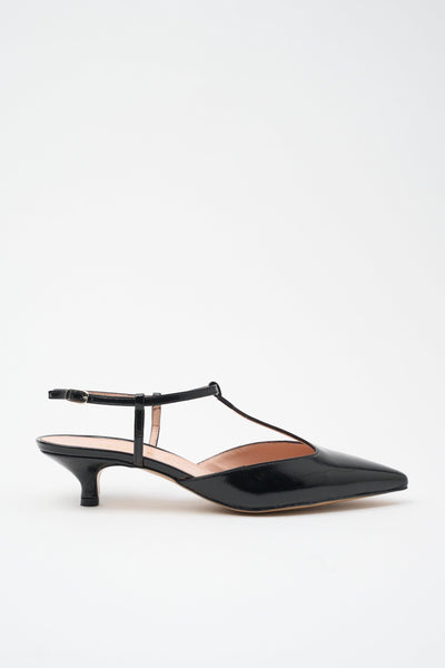 Slingback Nero Donna