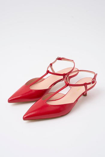 Slingback Rosso Fuoco Donna - 2
