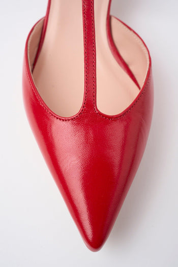 Slingback Rosso Fuoco Donna - 3