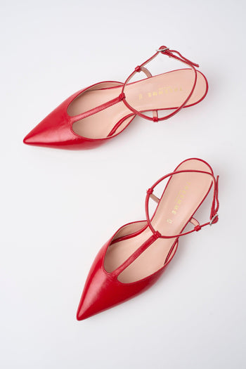 Slingback Rosso Fuoco Donna - 5