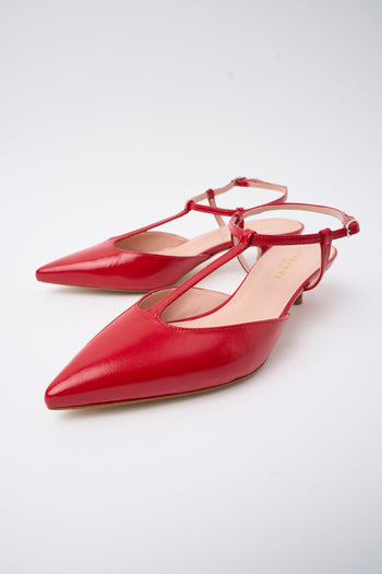 Slingback Rosso Fuoco Donna - 6