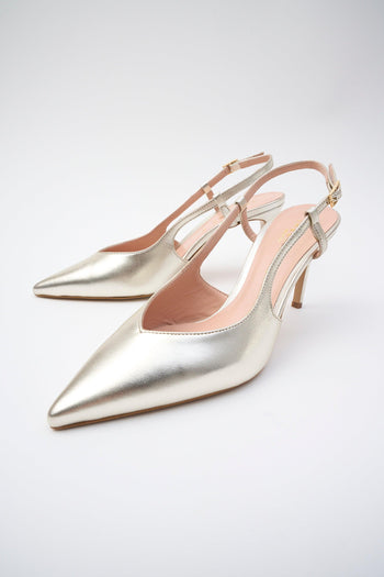 Slingback Platino Donna - 5