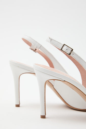 Slingback Abiss+bianco Donna - 5