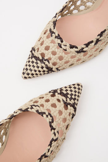 Slingback Beige+mocca Donna - 6
