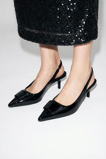 Slingback Black Donna - 6