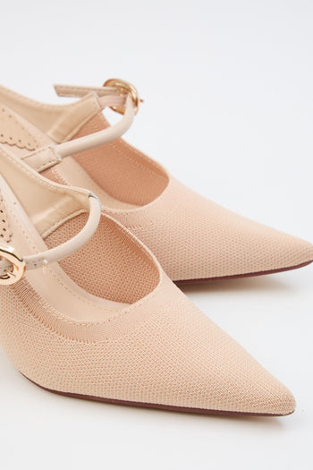 Décolleté Beige Donna - 4