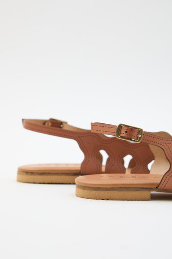 Slingback Cuoio Donna - 4