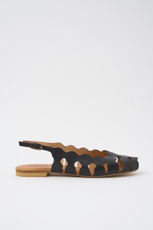 Slingback Nero Donna
