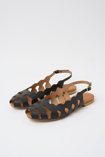 Slingback Nero Donna - 2