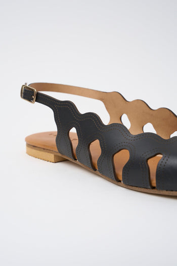Slingback Nero Donna - 4