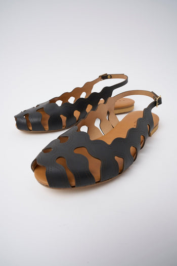 Slingback Nero Donna - 6