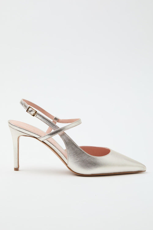 Slingback Platino Donna