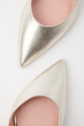 Slingback Platino Donna - 4