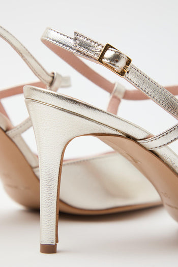 Slingback Platino Donna - 5