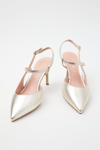 Slingback Platino Donna - 7