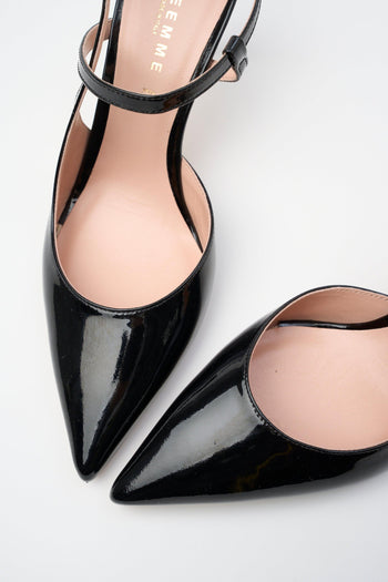 Slingback Nero Donna - 3