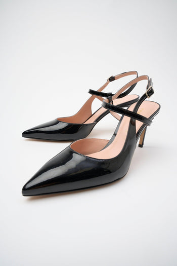 Slingback Nero Donna - 5