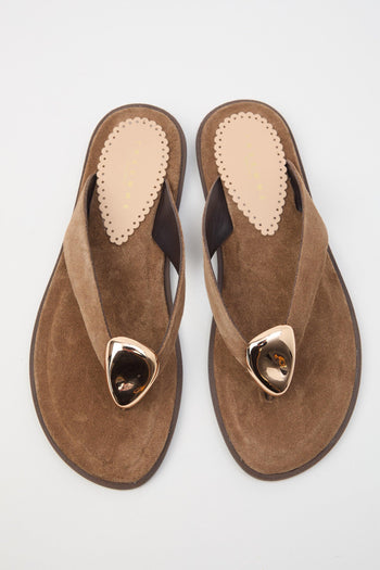 Infradito Taupe Donna - 4