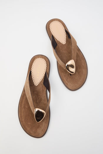 Infradito Taupe Donna - 5
