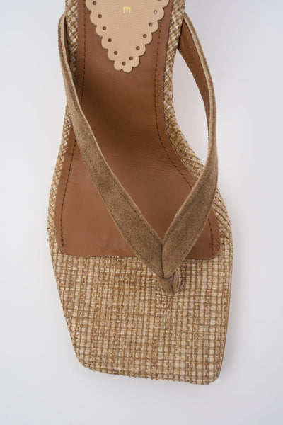 Infradito Taupe Donna