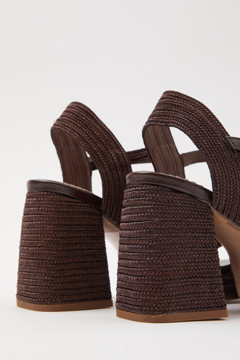 Sandalo Dark Brown Donna - 4