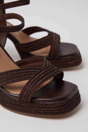 Sandalo Dark Brown Donna - 5