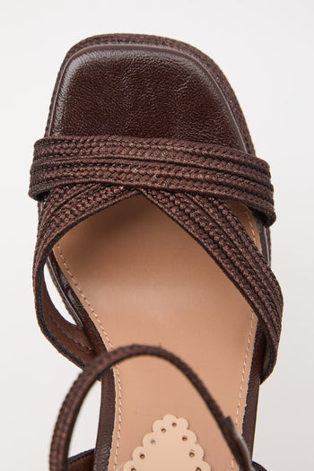 Sandalo Dark Brown Donna - 6