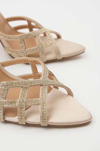 Sandalo Beige/gold Donna - 2