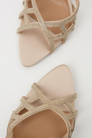 Sandalo Beige/gold Donna - 4