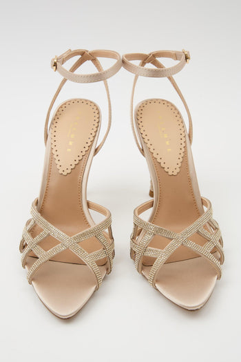 Sandalo Beige/gold Donna - 5