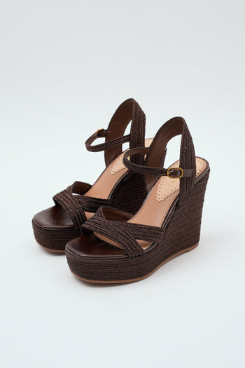 Zeppa Dark Brown Donna - 2