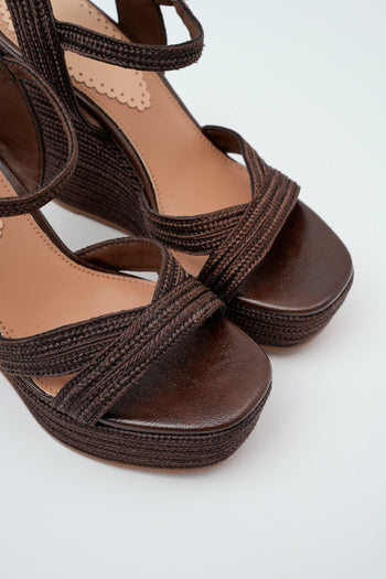 Zeppa Dark Brown Donna - 3