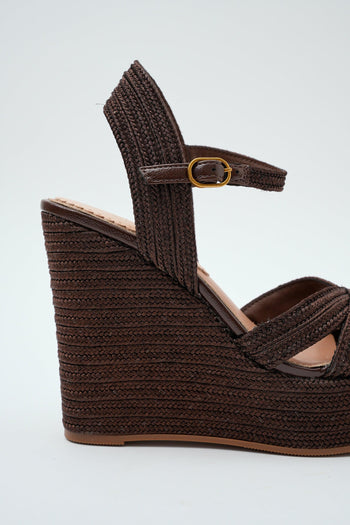 Zeppa Dark Brown Donna - 4