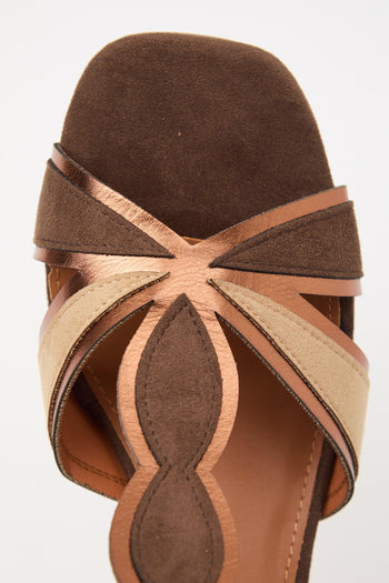 Sandalo Bronze/beige Donna - 5