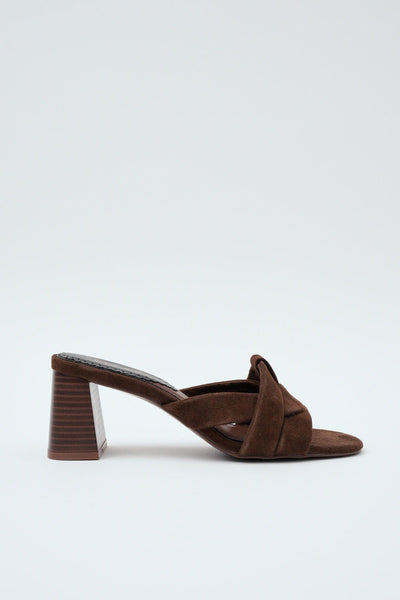 Ciabatta Dark Brown Donna
