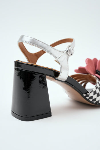 Sandalo Silver/black/pink Donna - 5