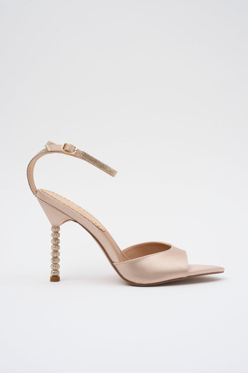 Sandalo Beige/gold Donna