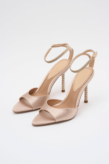 Sandalo Beige/gold Donna - 2