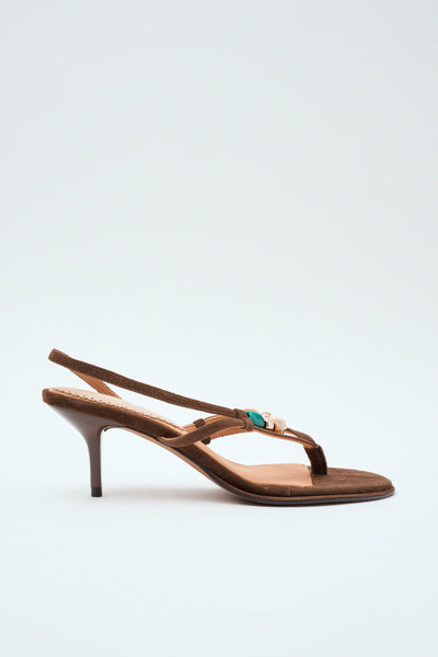 Sandalo Dark Brown Donna
