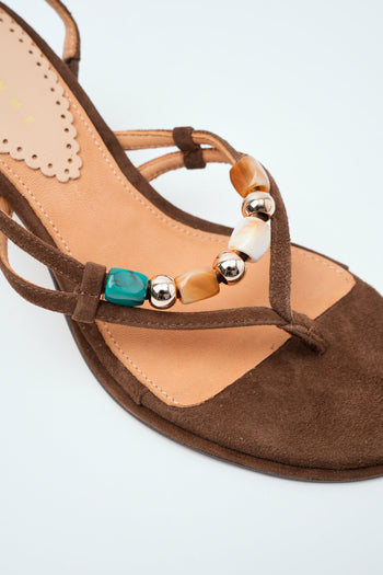 Sandalo Dark Brown Donna - 4